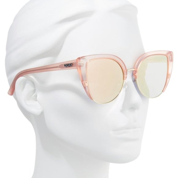 Quay Australia Pink Cat-Eye Sunglasses